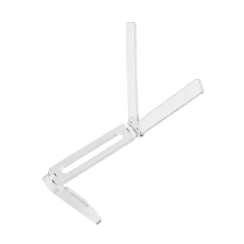Produktbild: HOMOCONO Led Tischleuchte Klappbare Tischlampe Nachttischlampe Schreibtischlampe Led-schreibtischleuchte Nachtlicht Am Bett Usb-tischlampe Leseleuchte Augenpflegende Tischlampen Led-lampe Plastik Weiß