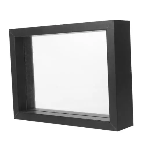 Produktbild: HOMOCONO Doppelseitiger Glas-bilderrahmen Für Pflanzen Und Blumenpräsentation Kreative Tischdeko Vintage Design Für Ihr Zuhause Für Fotodisplay Und Sammlungen