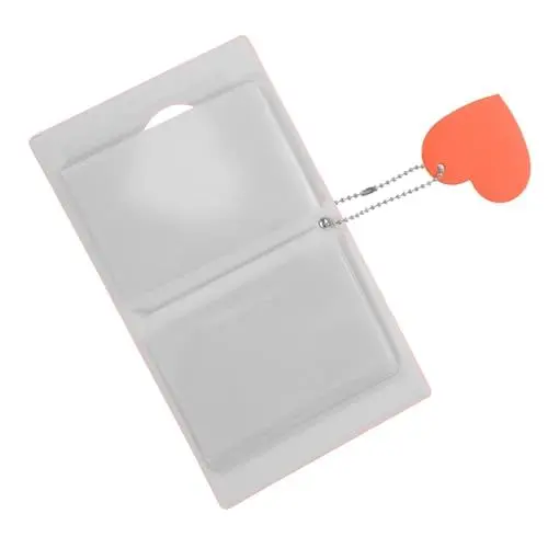 Produktbild: HOMOCONO Herzförmiges Fotoalbum Für Fans Tragbarer Mini-ordner Aus Pvc Foto-scrapbook-organizer