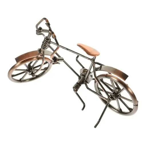 Produktbild: HOMOCONO Mini-fahrradmodell Aus Eisen Simulierter Schreibtischschmuck Im Vintage-Stil Für Heimdekoration