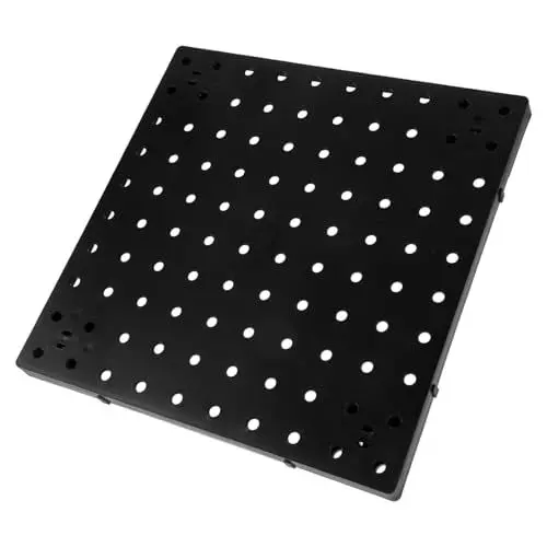Produktbild: HOMOCONO Pegboard-wandhalterung Kunststoff Display-pegboard Wand-pegboard-organizer Modularer Pegboard-zubehör Aufbewahrungslösung Für Garagen Und Werkstätten