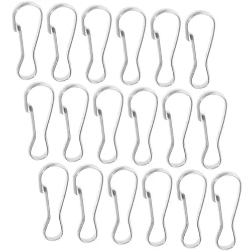 Produktbild: Homoyoyo Robuste Federkarabinerhaken Aus Edelstahl Schlüsselbandhaken Federschnallen Federclips Für Outdoor-sport Und Camping