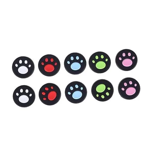 Produktbild: Homoyoyo 10stücke Katzenpfoten Joystick rutschfeste Rocker Schutzabdeckung Für Controller