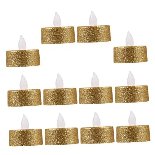 Produktbild: Homoyoyo 12 Stück Halloween-Kerzenlichter Led-Kerzen Batteriewechsel Wandlampen Elektrische Kerzen Elektronisches Kerzenlicht Halloween-Led-Licht Halloween-Zubehör Dekoratives