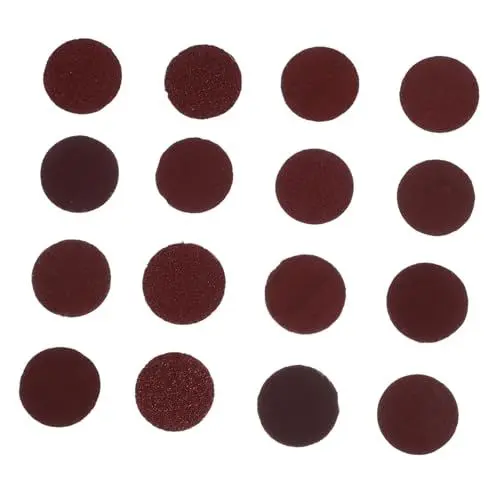 Produktbild: Homoyoyo 160 Stück Schleifpapier entgrater brünieren schmirgelpapier metall schleifkappen hochstihl Schleifscheibe Sandpapier zum Basteln Schleifwerkzeug Winkelscheibe Aluminiumoxid