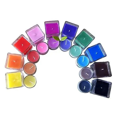 Produktbild: Homoyoyo 18 Stück Diy Zubehör Für Die Kerzenherstellung Duftend Kerzenherstellung Kit Duftkerzen Kerzenfarbstoff Für Sojawachs Kerzenfärbung Wachsfarbe Selber Machen Sojawachs Farbstoff