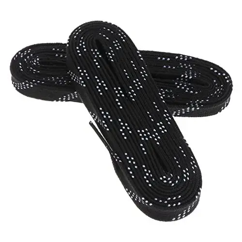 Produktbild: Homoyoyo 1 Paar Skateschuhschnürsenkel Für Turnschuhe Hockey Schnürsenkel Gewachste Schnürsenkel Breiter Schlittschuh-spitzenriemen Elastische Schnürsenkel Für Eiskunstlauf Kleid Mann Eben