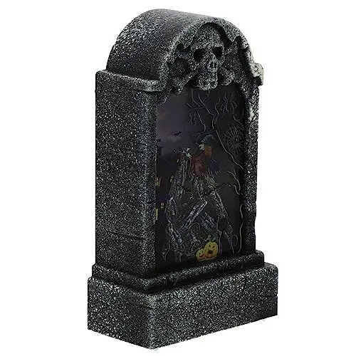 Produktbild: Homoyoyo 1 Stück Halloween Grabstein Lichter Party LED Licht Grabstein Design Verzierung Leuchtende Dekoration Unheimliche Party Requisite Dekorative LED Lampe Halloween LED Lampe