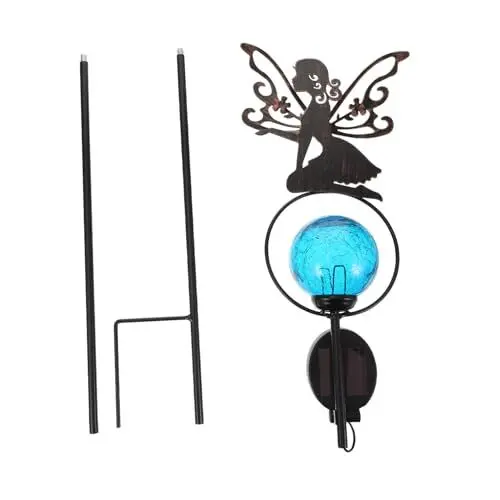 Produktbild: Homoyoyo 1 Stück Solar Gartenleuchte Wasserdichte LED Lampe für Außenbereich Solarlicht mit Intelligentem Lichtsteuerungssystem für Garten Patio und Rasen