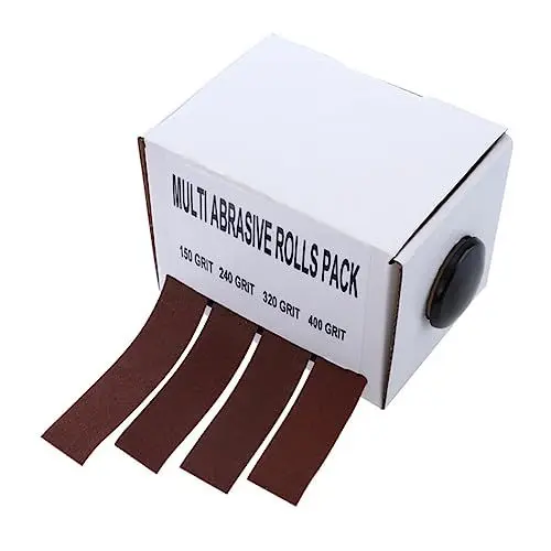 Produktbild: Homoyoyo Schleifpapierbox mit Stoffrollen Schleifpapier mit Verschiedenen Körnungen für Die Maniküre Von Haustieren und Das Schleifen Verschiedener Materialien