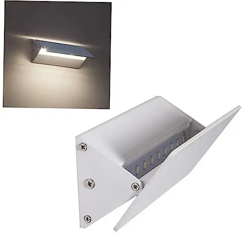 Produktbild: Homoyoyo 1stk Wandleuchte Terrassenlampen Im Freien Led-flutlicht Für Den Außenbereich Licht Für Die Außenterrasse Flutlichter Im Freien Außenbeleuchtung Wasserdichtes Flutlicht Weiß