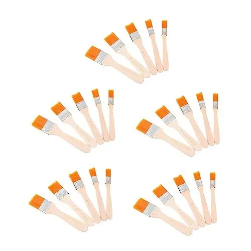 Produktbild: Homoyoyo 25stücke Pinsel Für Heimwerker Malpinsel Aus Nylon Und Ölpinsel Für Malerei Für DIY Und Zuhause Vielseitige Künstlerwerkzeuge