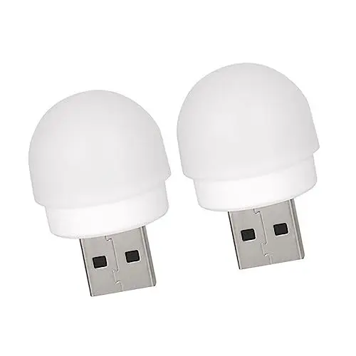 Produktbild: Homoyoyo -nachtlichter Für Schlafzimmer 2er-pack Warme -lichter Usb- -lampen Lichter Tragbare Mini-nachtlichter Für Zuhause