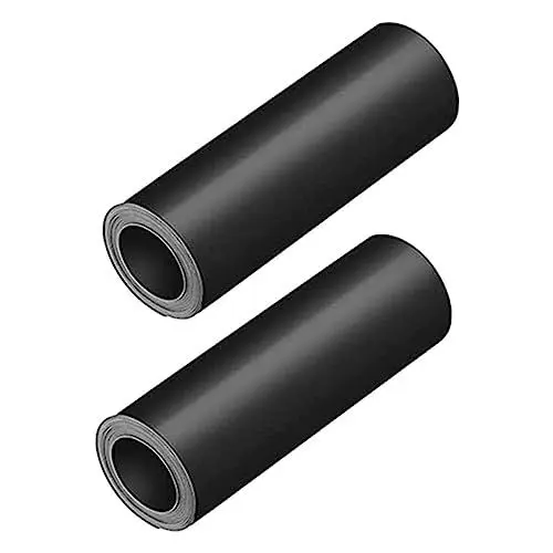 Produktbild: Homoyoyo Magnetischer Kamin-zugluftstopper Winddicht Für Innenkamine Magnetische Gummiabdeckung Schwarz 91 44 X 15 24 cm 2 Stück
