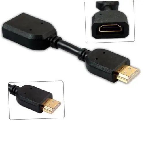 Produktbild: Homoyoyo 2st Verlängertes Kabel Verbindungskabel Hoch- Adapterkabel Computer-verlängerungskabel Kabelverlängerung Displayport Zum Adapter Verlängerungskabel Von Stecker Auf Buchse -kabel