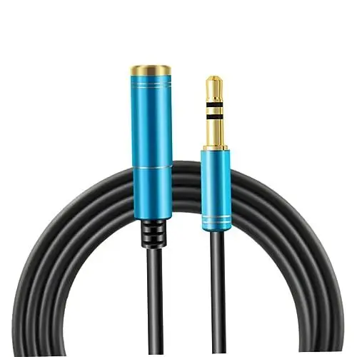 Produktbild: Homoyoyo 3St kopfhörer verlängerungskabel desktop-pc headset für handy blaue handy headset kopfhörerverlängerungskabel einstecktuch 3,5-mm-Verlängerungskabel Aux-Verlängerungskabel