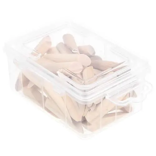 Produktbild: Homoyoyo 50 Stück Taschenlochstopfen Aus Massivholz 9 5 Mm Für Die Holzbearbeitung Möbelmontage Versteckte Schraubenlöcher Zubehör-set