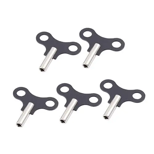 Produktbild: Homoyoyo 5St Pirat Schlüssel für Holzuhr mechanischer Weckerschlüssel Digitaluhr uhrenwerkzeug-Set Uhrwerkzeugset Uhr-Reparatur-Werkzeug Uhrwerkzeug aus Holz Standuhr hölzerne Uhr Zubehör