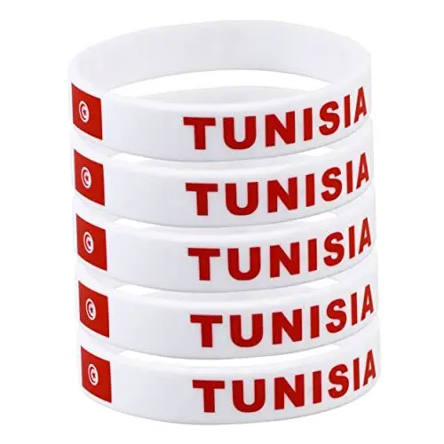Produktbild: Homoyoyo 5st Dekoratives Armband Mit Landesflagge Welt Tasse Schmuck Geschenk Silikon Handgelenk Gurt Fu?ball Fan Souvenir Länderarmband Länderarmbänder Charms Armbänder Kind Katar Drucken