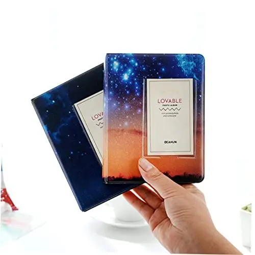 Produktbild: Homoyoyo Aufbewahrungsbox Für Fotoalben Mit Elegantem Himmelsmotiv 64 Taschen Für 3-zoll-minialben