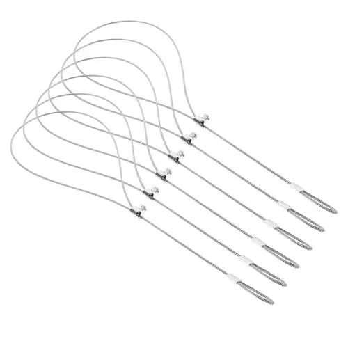 Produktbild: Homoyoyo 6stücke Torverschlüsse Mit Kabelzug Für Metall Und Holzzäune Einstellbar Und Installieren Vielseitig Einsetzbar Für Verschiedene Türen Und Tore