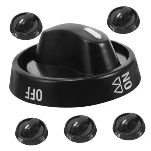 Produktbild: Homoyoyo 6st Knopf Für Gasherd Gasherdknopf Herdknopf Austausch Gasherd Schalter Knöpfe Für Gasherde Gasherdknöpfe Knöpfe Für Gasöfen Austausch Der Herdknöpfe Universelle Herdknöpfe Plastik