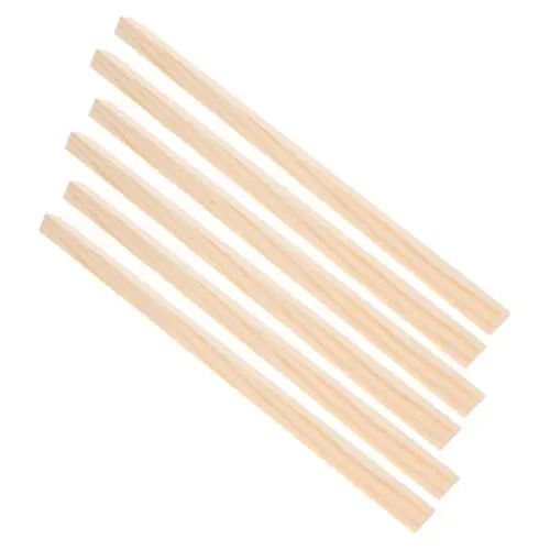 Produktbild: Homoyoyo 6stücke Holzdreieck Zum Basteln Holzrohling Für Möbel Naturholzscheibe Fensterdekostab Holzleiste Für Heimwerker-projekte Dekoleiste Für Kreative Ideen
