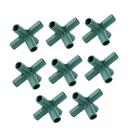 Produktbild: Homoyoyo 16mm Garten Klammer Teile Unteren 5 Löcher Rohr Anschlüsse Für Garten Klammer