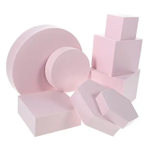 Produktbild: Homoyoyo 8-teiliges Foto-Requisiten-Set mit Geometrie-würfeln für Fotografie-Hintergrund Schaumstoff Schmuck Kosmetik Requisiten