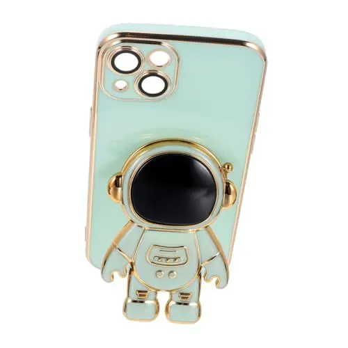 Produktbild: Homoyoyo Astronaut Handyhalter Astronaut versteckte Standgehäuseabdeckung Handyhülle X Telefone Handy-Zubehör Frau anwesend Telefon verwenden Rack stoßfest Schutzhülle Linsenfilm Schutzfilm