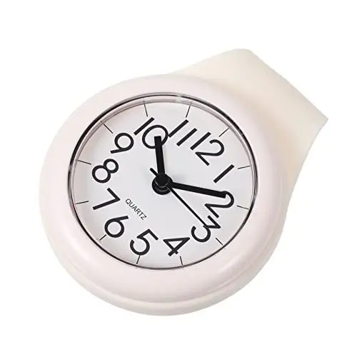 Produktbild: Homoyoyo Badezimmer- -wanduhr Leise Batteriebetrieben Kompaktes Design Tasse