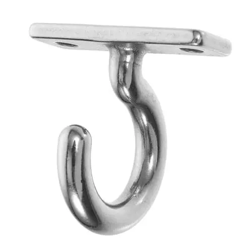 Produktbild: Homoyoyo Kleiderhaken Badetuchhaken Deckenhaken Für Pflanzen Haken Zum Aufhängen Im Freien – Bootshaken Küchenhaken – 10 Mm Edelstahl
