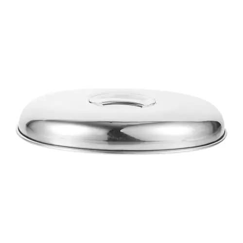 Produktbild: Homoyoyo Edelstahl-geschirrabdeckung Teppanyaki-abdeckung Geschirrhaube Desserthaube Dampfabdeckung Küchenwerkzeug Für Lebensmittelabdeckung Küchenaccessoires