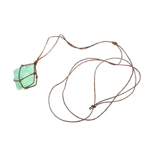 Produktbild: Homoyoyo Elegante Halskette Mit Naturstein- Grüner Aventurin-stein Schmuck Für Den Täglichen Gebrauch