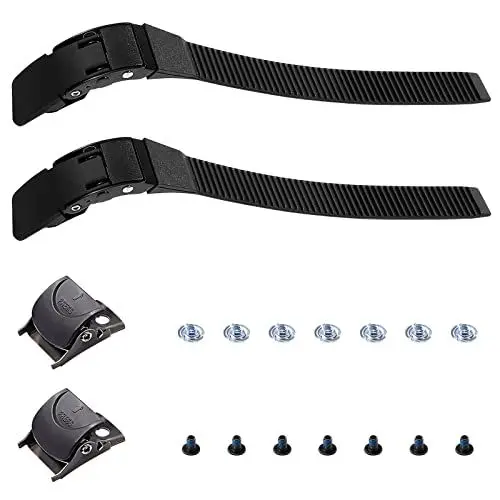 Produktbild: Homoyoyo K2 Schnalle Universal Buckle Strap Set Inline Roller Schuhe Energieband mit Schraubenmutter Schnalle Inline Strap Skating Schuhe Energieband Für ?nner Rollerskates Stopper