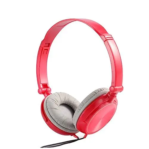 Produktbild: Homoyoyo Kopfhörer Mit Mikrofon Over-Ear-Design Bass-kopfhörer Mit Lautstärkeregler Faltbar Und Leicht Für Smartphone Pc Laptop Tablet