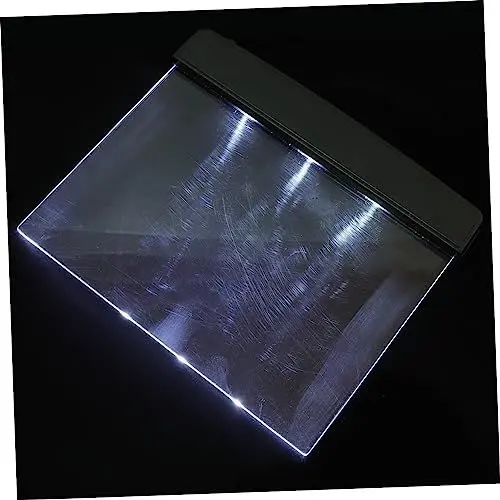 Produktbild: Homoyoyo Clip -buchlicht Nachtlicht Leselampe Seitenlicht Wedge-buchlicht Panel-leselampe Led-taschenbuchlampe Flache Buchlampe Aa-batterien Led-beleuchtung Augenschutzdesign