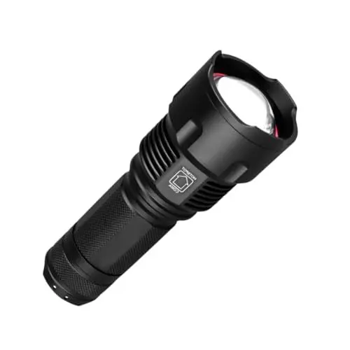 Produktbild: Homoyoyo Usb-wiederaufladbare Zoom-led-taschenlampe Mit Mehrfachlichtmodi Starkes Mittleres Schwaches Licht Stroboskop Sos Tragbar Für Camping Und Outdoor-aktivitäten Aus Langlebigem