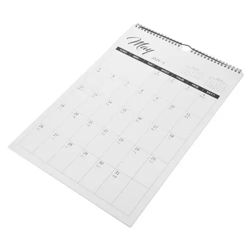 Produktbild: Homoyoyo Monatlicher Wandkalender Praktischer Ferienplaner Für Büro Format Einfache Verwendung Für Tägliche Organisation Und Planung