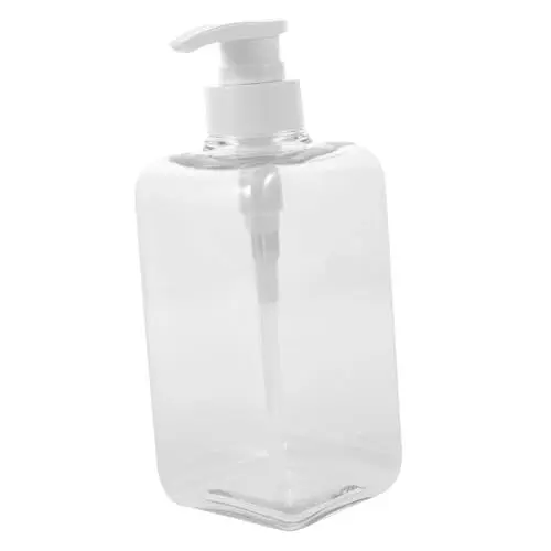 Produktbild: Homoyoyo Nachfüllbarer Seifenspender aus Kunststoff Transparentes Shampoo und Lotion Behälter für Duschgel Handseife und Körperpflegeprodukte für Reisen und Badezimmer