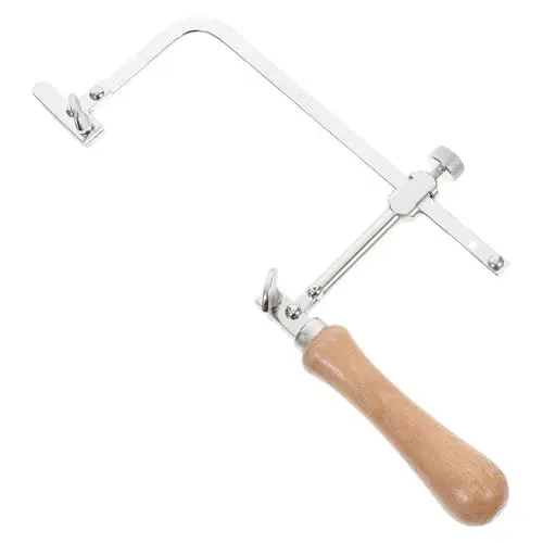 Produktbild: Homoyoyo Robuste Kappsäge Mit Einstellbarer Spannung Für Detailliertes Schneiden Bei Kleinen Projekten. Stahlrahmen Und Ergonomischer Griff Für Präzision Und Komfort