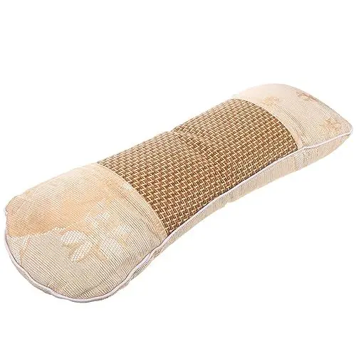 Produktbild: Homoyoyo Rolle Schlafkissen Lendenkissen Massage Wermutkissen Nackenkissen Für Liegestuhl Nackenstütze Sommerkissen Wermut Gefülltes Kissen Halskissen Matte Halswirbelsäule Rolle