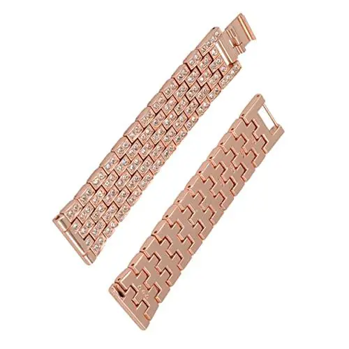 Produktbild: Homoyoyo Schmuckband ansehen Diamant-Uhrenarmband Damen Schmuck Armband Damenarmband Diamantband armschlinge Uhrenarmband aus Diamant Schmuckarmband Diamant-Armband Rostfreier Stahl Gurt