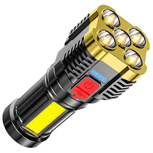 Produktbild: Homoyoyo Wiederaufladbare -taschenlampe 4 5 Leds Handlampe Für Camping Jungen Und Mädchen Autoreparatur Notfall