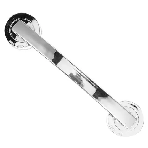 Produktbild: Homoyoyo Türgriffe aufkleben Handtuchhalter fürs Badezimmer Duschgriff badewanne augplatte Armlehne im Badezimmer Sicherheitshandstange Metall Duschstuhl Glas Greifen ältere Sicherheitszaun