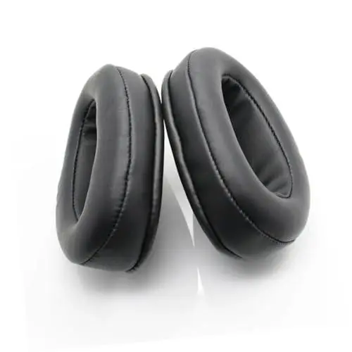Produktbild: Homoyoyo für Ohrpolster Replacement Ear Pads Elastic gummizüge Ohrpolster aus PU-Leder Ersatz-Ohrpolster Ohrpolster aus Proteinleder Kopfhörerzubehör Oval Schwammabdeckung