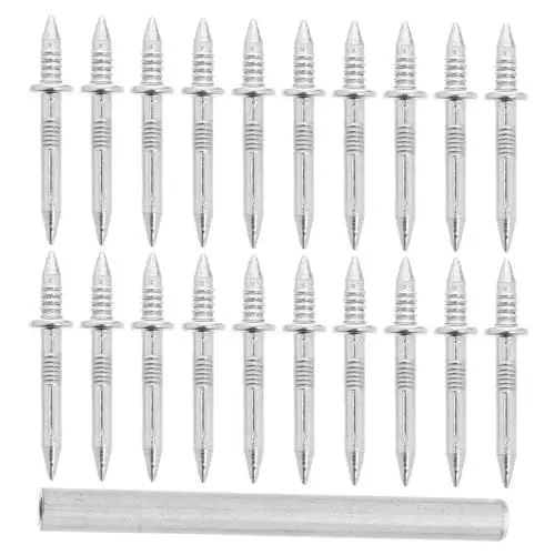 Produktbild: HOMSFOU 101st Keine Nagelspur Fertig Nägel Nagelsortiment Nägel Hardware Jeansflicken Zum Aufbügeln Skimmer-vakuumplatte Unsichtbare Schrauben Stiftnägel Kleine Nägel Eisen Silver