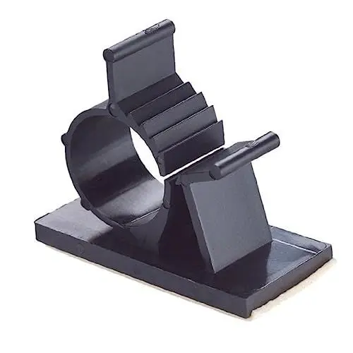 Produktbild: HOMSFOU Selbstklebende Kabelclips Aus Kunststoff Stark Klebende Rückseite 10 Stück