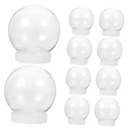 Produktbild: HOMSFOU 10 Stück Weihnachten DIY Schneekugel Requisite Weihnachten DIY Basteln Herstellung DIY Herstellung Schneekugel Leere
