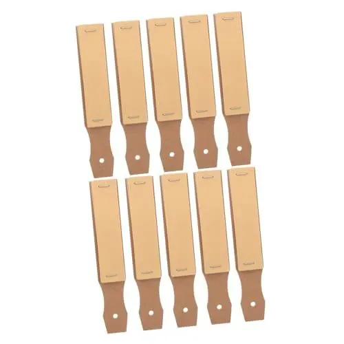 Produktbild: HOMSFOU 10 Stück Zeichenstifte Schleifpapier Schleifpapier Künstlerbedarf Kunstbedarf Skizzenbedarf Künstlerbedarf Skizzierbedarf Bleistiftspitzer Kunstwerkzeuge Khaki Karton